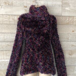 Cozy Eyelash Turtleneck sweater